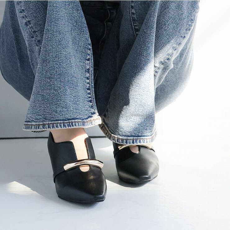 スリットデザインゴールドモチーフパンプス | VIVIAN COLLECTION | 詳細画像9 