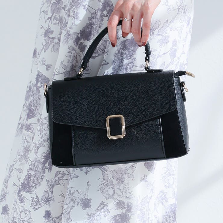 バックル付き異素材コンビフラップ2WAYバッグ | VIVIAN COLLECTION | 詳細画像11 