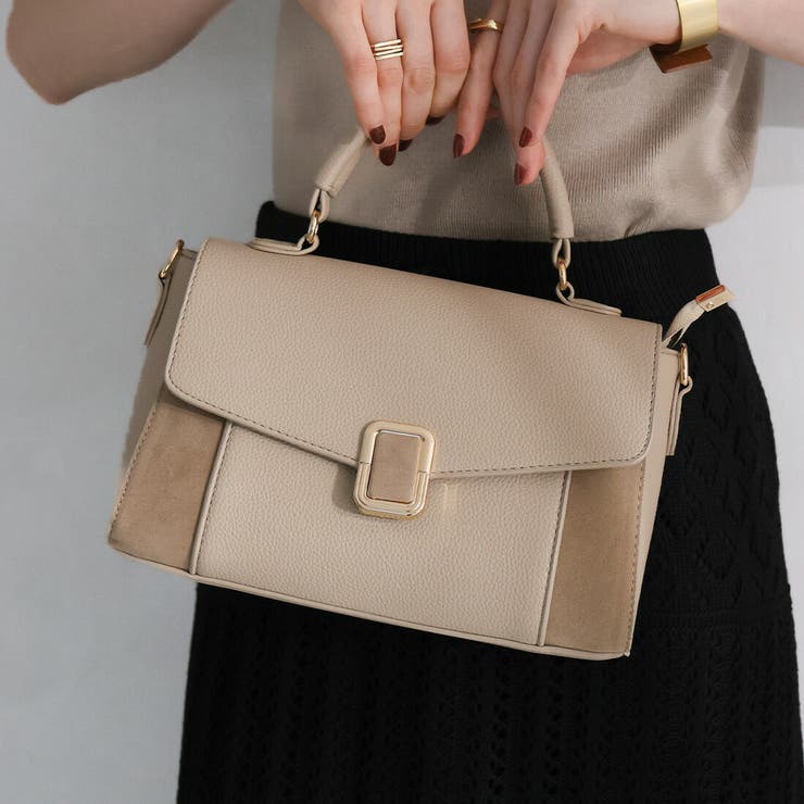 バックル付き異素材コンビフラップ2WAYバッグ | VIVIAN COLLECTION | 詳細画像19 