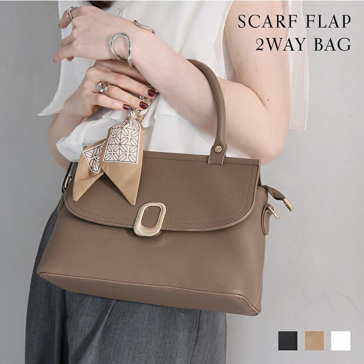 スカーフ付きフラップ2WAYバッグ | VIVIAN COLLECTION | 詳細画像1 