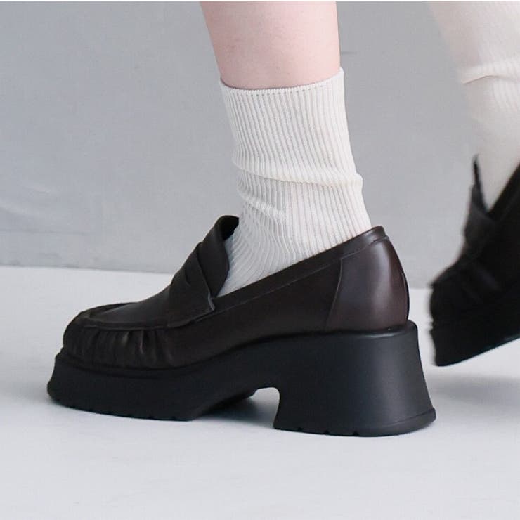 厚底ギャザーローファー | VIVIAN COLLECTION | 詳細画像13 