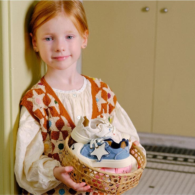 TOPSTARビッグスターゴム紐U型マジックテープキッズスニーカー | VIVIAN COLLECTION Kids | 詳細画像10 