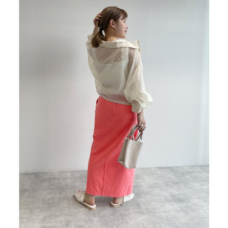日本未発売 … レディスストレッチスカート ネイビー 9G FS2005L-8 1枚