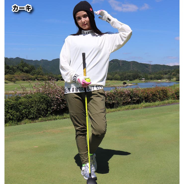 ジョガーパンツメンズレディースユニセックス防水ストレッチラグジュゴルフLUXE/RGOLFセットアップ可能ウェストゴムスソジップタイプ