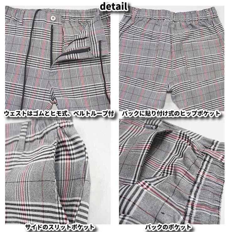 ゴルフウェア チェックパンツ グレンチェック[品番:CMPM0009762 ゴルフウェア チェックパンツ グレンチェック[品番:CMPM0009762