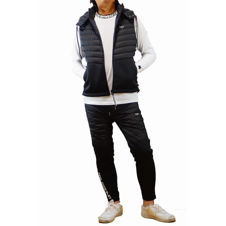 ダウンベスト ジャージ 切り替え | WEB COMPLETE | 詳細画像3 