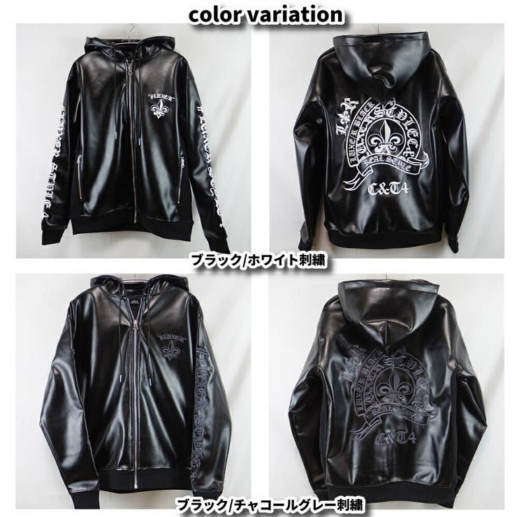 フェイクレザー PUレザー パーカー | WEB COMPLETE | 詳細画像11 