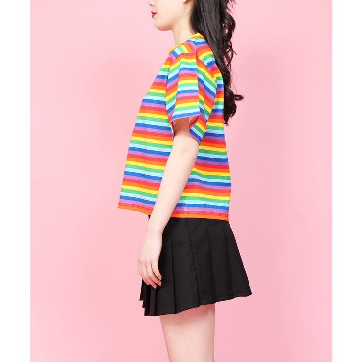 Wc レインボーtシャツ 品番 Wg Wego Women ウィゴー のレディースファッション通販 Shoplist ショップリスト