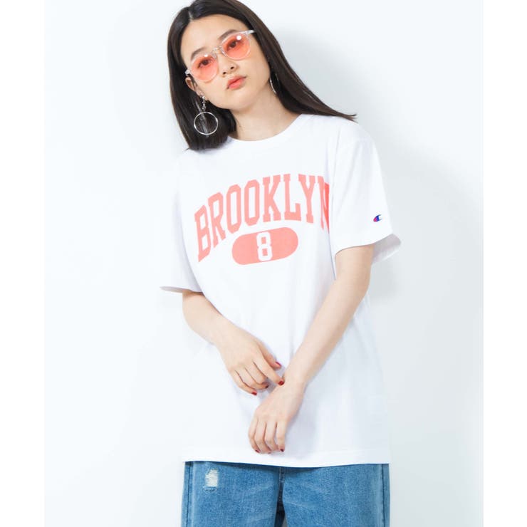 Web限定 Champion カレッジtシャツ ssc3 F323 品番 Wg Wego Women ウィゴー のレディースファッション通販 Shoplist ショップリスト