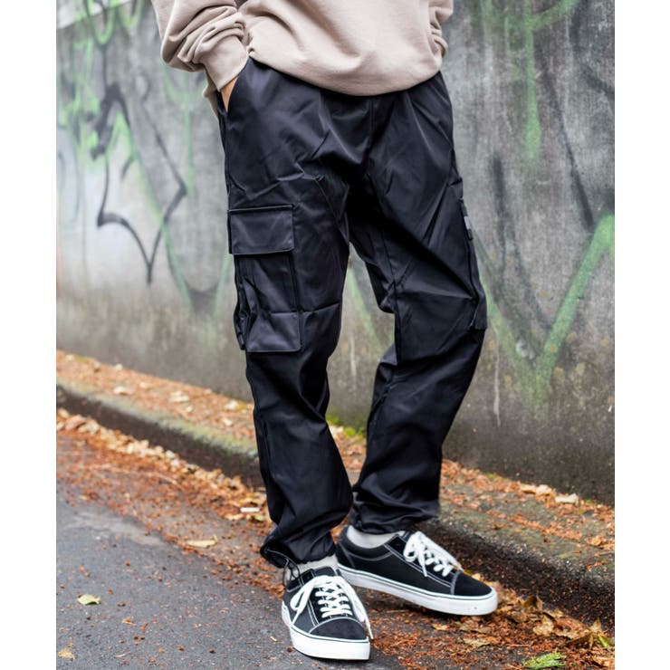 【WEB限定】ポリサテンカーゴパンツ 22-H763 | WEGO【MEN】 | 詳細画像3 