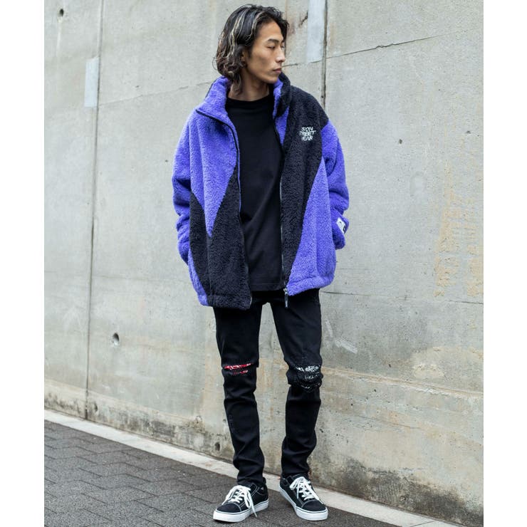 【WEB限定】バンダナダメージブラックスキニー 22-H771 | WEGO【MEN】 | 詳細画像1 