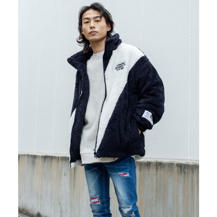 【WEB限定】VISIONボアジャケット  905006[品番：WG010078171]｜WEGO【MEN】（ウィゴー）のメンズファッション通販｜SHOPLIST（ショップリスト）