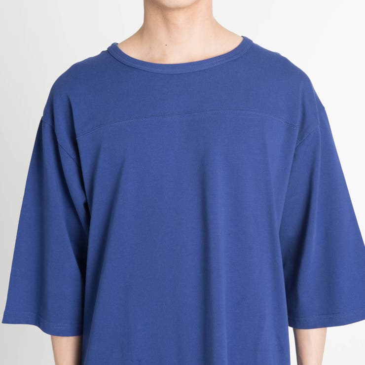 ドロップショルダーフットボール7分袖Tシャツ BR18SM03-M005