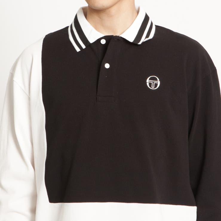 Sergio Tacchini ポロシャツ Lサイズ ストライプ SERGIO TACCHINI タッキーニ ポロシャツ デッドストック L
