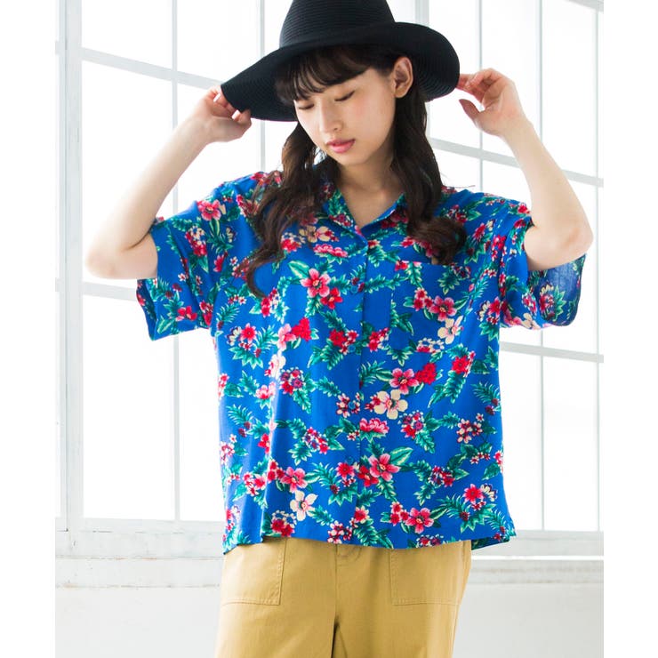 アロハシャツ  BR18SM04-L011[品番：WG010029424]｜WEGO【WOMEN】（ウィゴー）のレディースファッション通販｜SHOPLIST（ショップリスト）