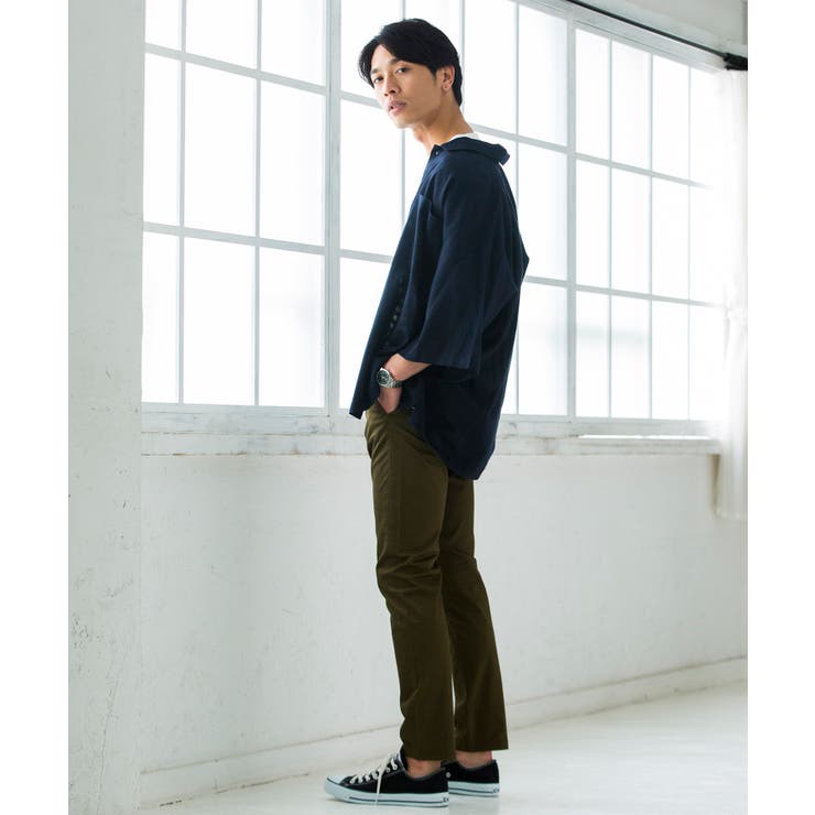 グランサッソ(gran sasso）リネンシャツジャケット リネン混 セットアップストレッチジャケット ｜The DUFFER of St