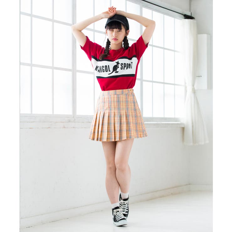 チェックプリーツミニスカート BS18SM04-L011[品番：WG010029799