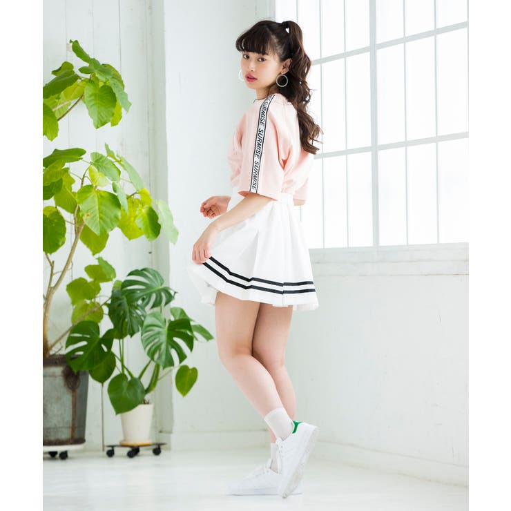 ラインBOXプリーツスカート BS18SM04-L013[品番：WG010029801