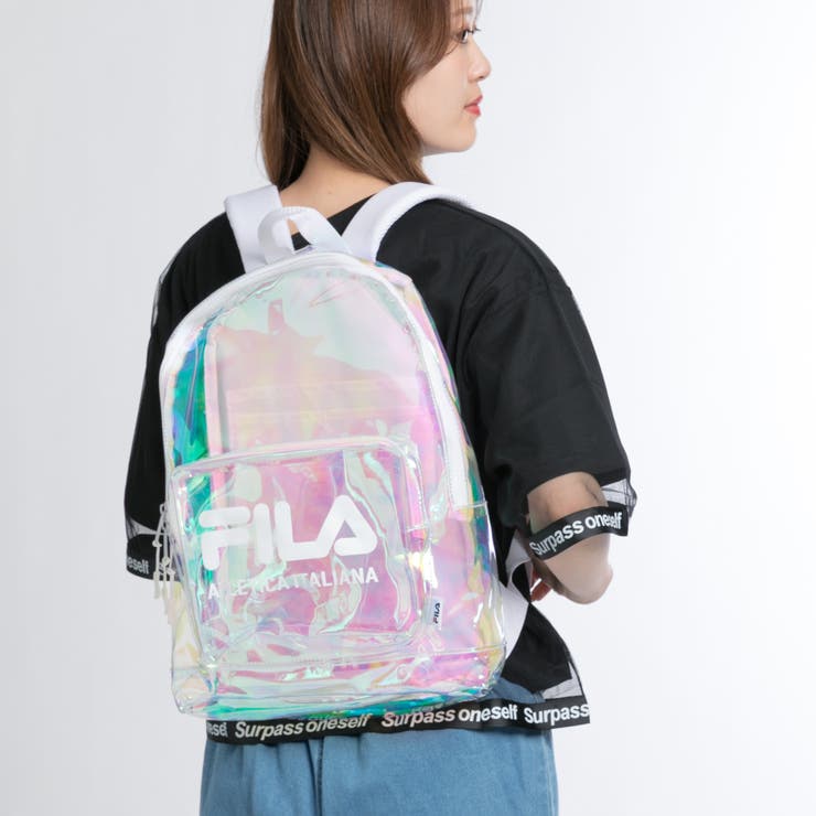 FILA（フィラ）の「∴WEGO/FILA別注クリアオーロラリュック
