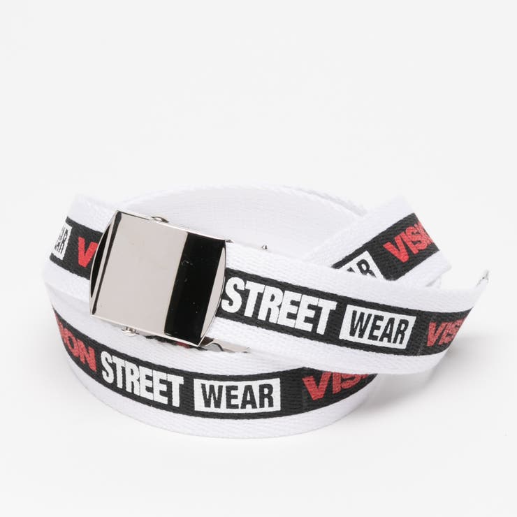 ホワイト | VISION別注ロゴプリントガチャベルト MC18SM05-MG0013 | WEGO【WOMEN】