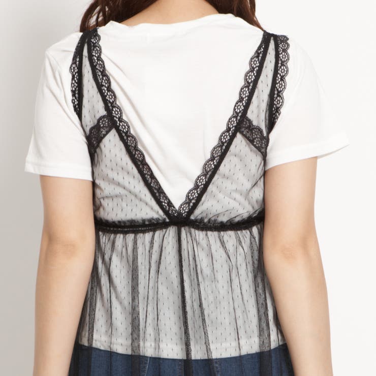 Tシャツセットドットチュールワンピース BR18SM05-L008 | WEGO【WOMEN】 | 詳細画像7 