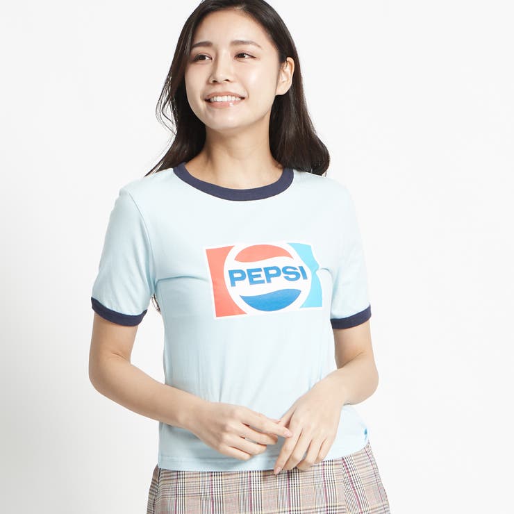 PEPSI別注リンガーTシャツ MT18SM04-L002[品番：WG010030337]｜WEGO