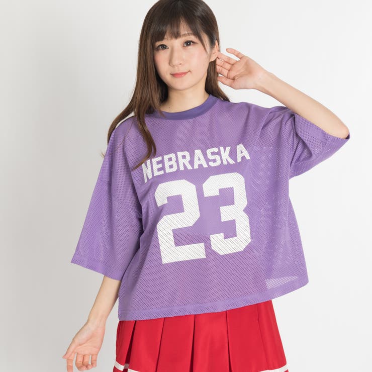 メッシュナンバリングTシャツ BR18SM04-L031[品番：WG010030451