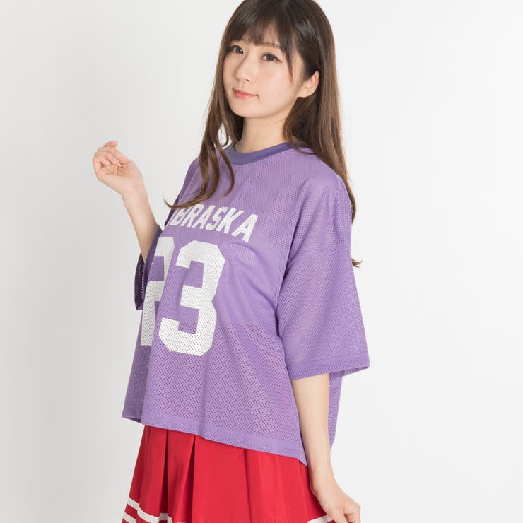 メッシュナンバリングTシャツ BR18SM04-L031[品番：WG010030451