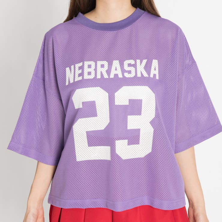 メッシュナンバリングTシャツ BR18SM04-L031[品番：WG010030451]｜WEGO