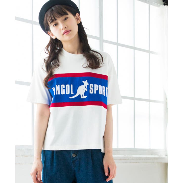 kangol sport シャツ KANGOL SPORT別注ハーフZIPTシャツ MC19SM05-L005[品番：WG010037971
