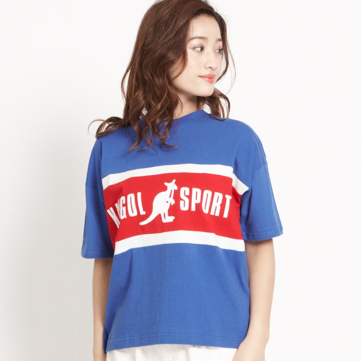 kangol sport シャツ KANGOL SPORT別注ハーフZIPTシャツ MC19SM05-L005[品番：WG010037971