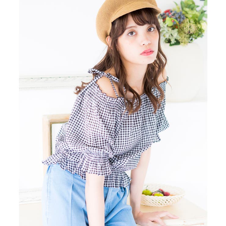 2WAYオフショルブラウス  BR18SM05-L028[品番：WG010030660]｜WEGO【WOMEN】（ウィゴー）のレディースファッション通販｜SHOPLIST（ショップリスト）