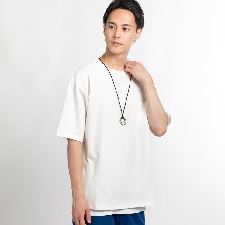 アクセサリー付キアンサンブルミニ裏毛5分袖tシャツ Br18au07 M002 品番 Wg Wego Men ウィゴー のメンズ ファッション通販 Shoplist ショップリスト