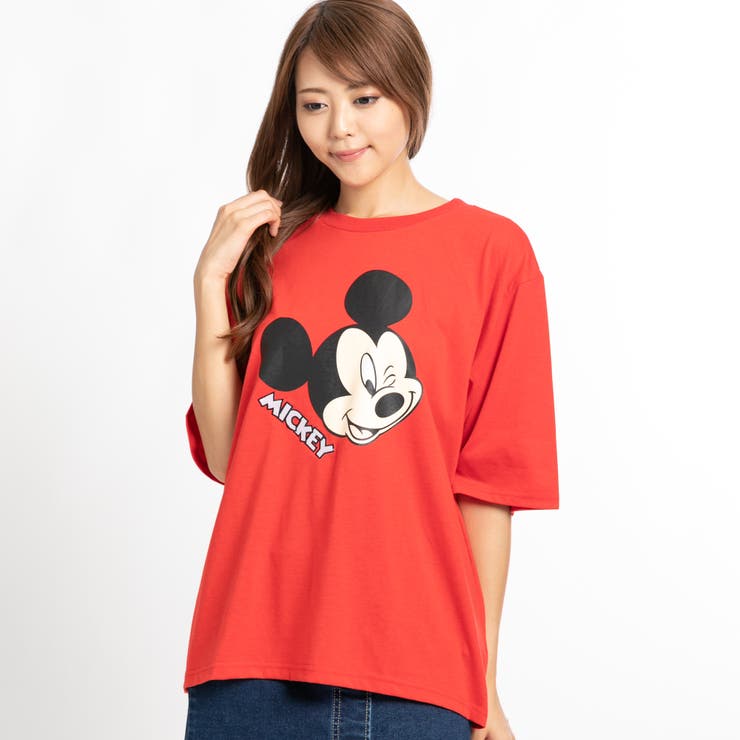 Disneyキャラクターtシャツ Mc18sm07 L008 品番 Wg Wego Women ウィゴー のレディースファッション通販 Shoplist ショップリスト