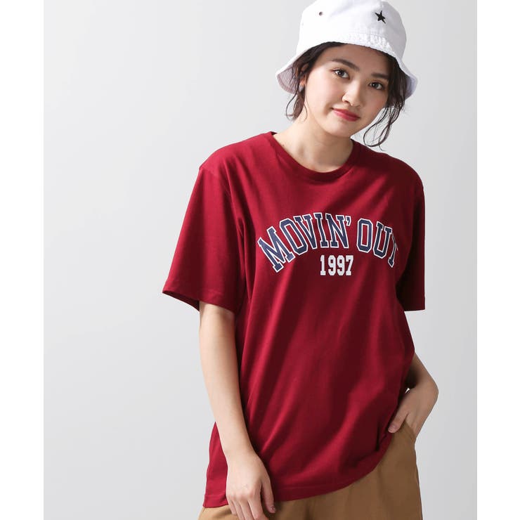 カレッジロゴプリントTシャツ BR18SM06-L061[品番：WG010032697
