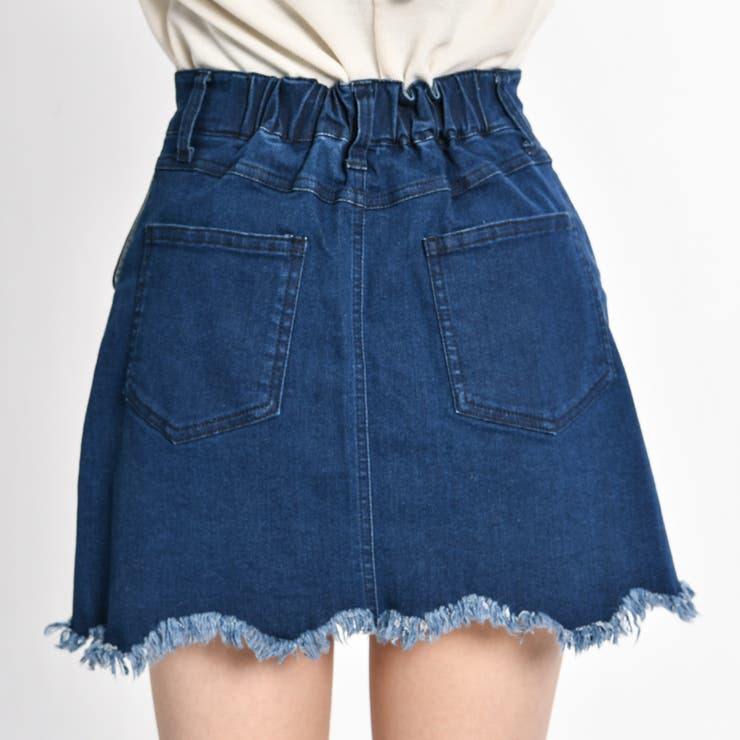 カットオフタイトデニムスカパン BR18AU08-L006 | WEGO【WOMEN】 | 詳細画像3 