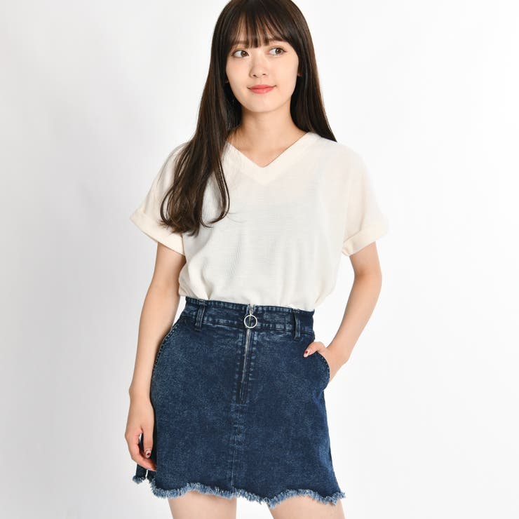 デニム中濃加 | カットオフタイトデニムスカパン BR18AU08-L006 | WEGO【WOMEN】