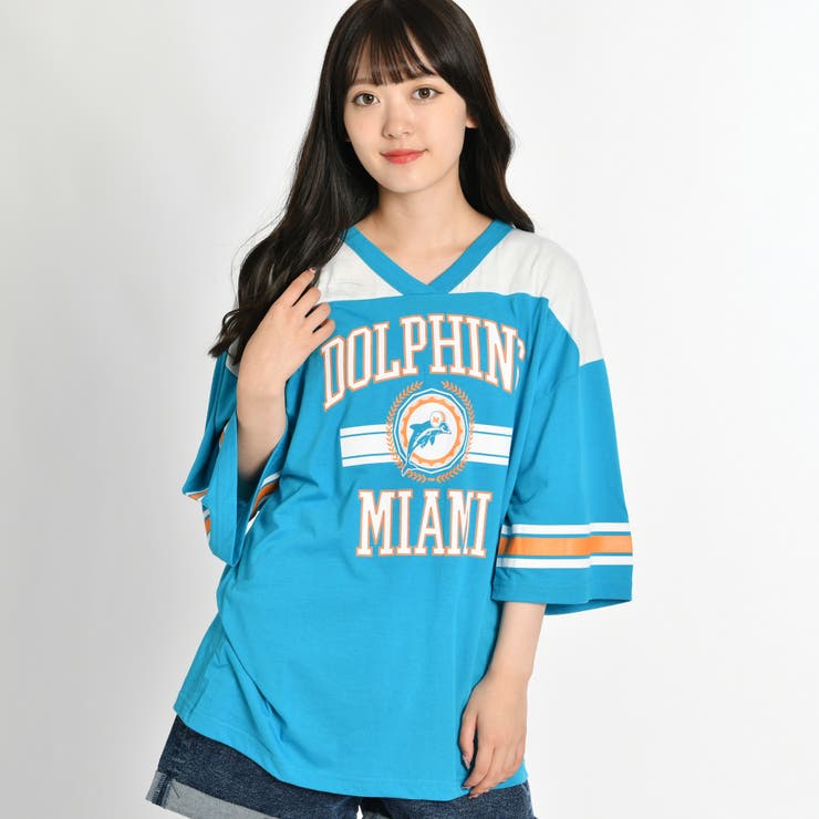 NFL別注プリントBIGTシャツ MC18SM08-L001[品番：WG010032839]｜WEGO