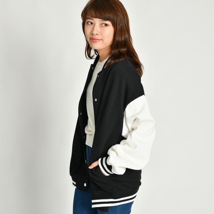 スウェットBIGスタジャン BS18AW09-L009[品番：WG010033079]｜WEGO 