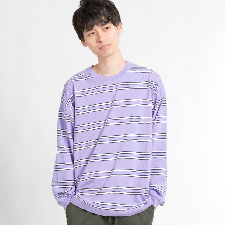 マルチボーダーロンT BV18AU09-M010[品番：WG010034122]｜WEGO【MEN