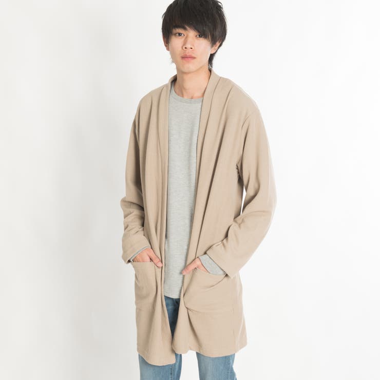 ニットライクロングカーディガン BR18AU09-M017[品番：WG010034457
