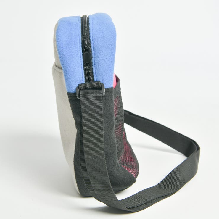メッシュポケットフリーススクエアショルダーバッグ BR18WN10 MG0005 | WEGO【MEN】 | 詳細画像2 