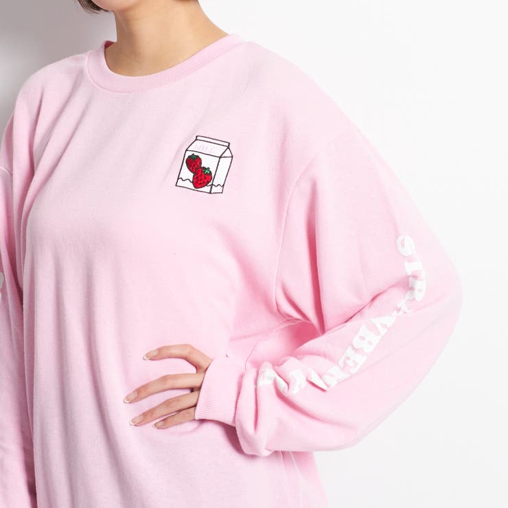 WC】イチゴミルクスウェット[品番：WG010034608]｜WEGO【WOMEN 