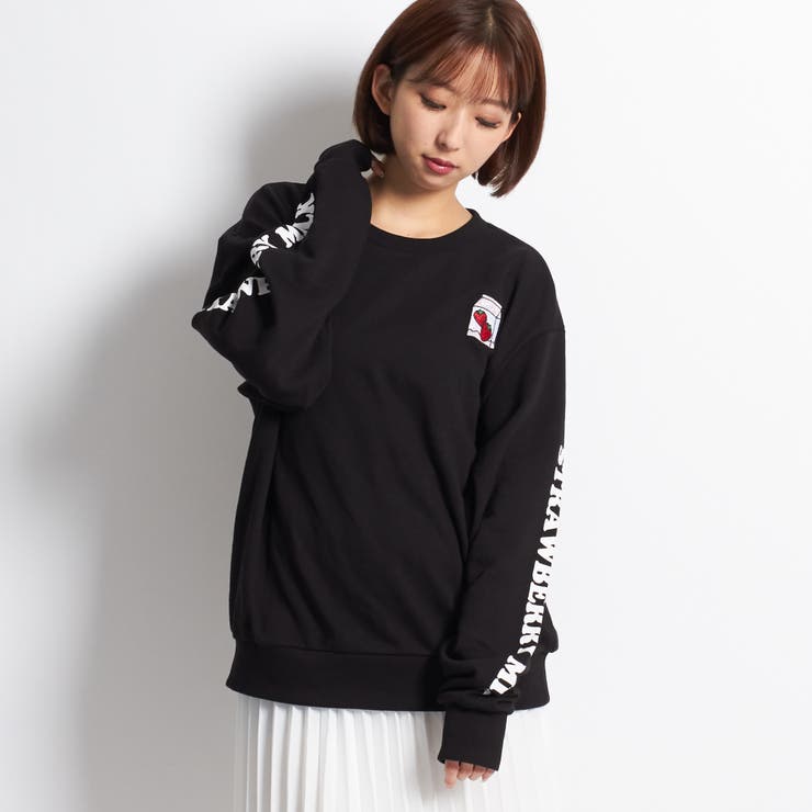 WC】イチゴミルクスウェット[品番：WG010034608]｜WEGO【WOMEN 
