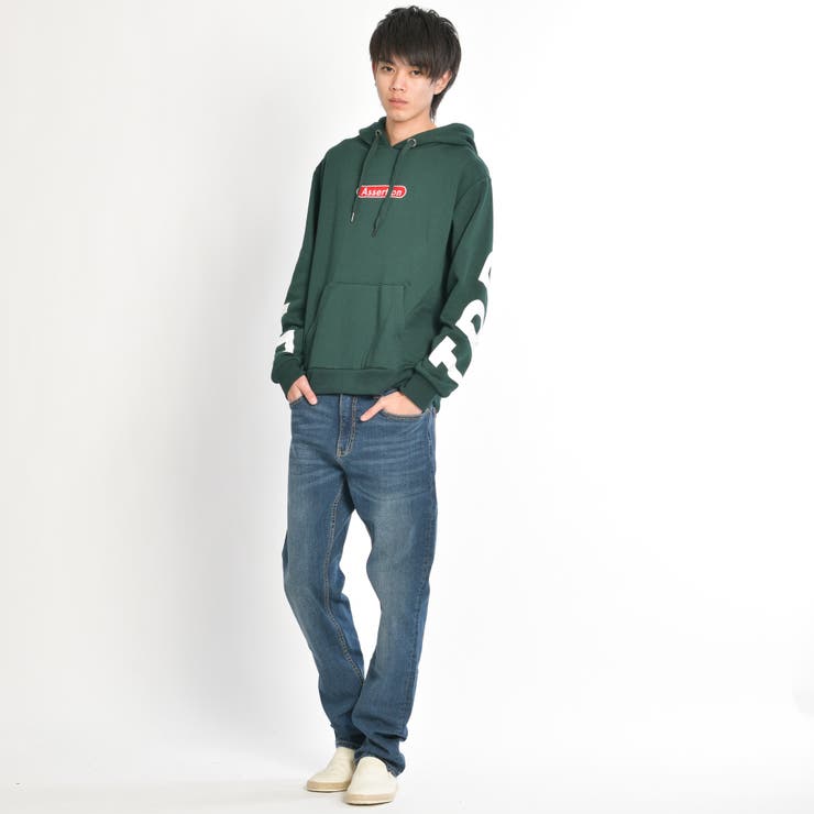 THE STRAIT （ストレイト）】BOX LOGO PULL PARKA-