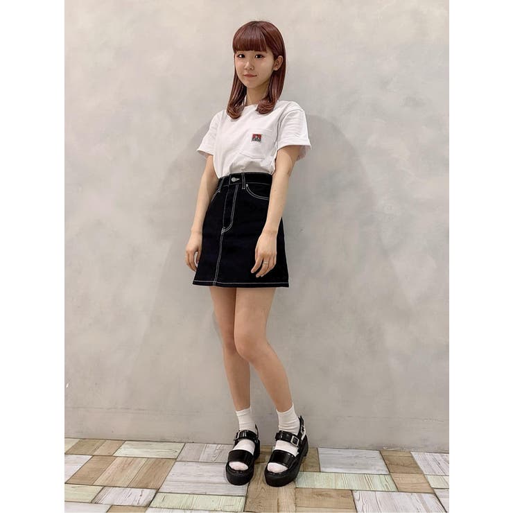 デイリー台形ミニスカート BS19SP12-L009[品番：WG010035502