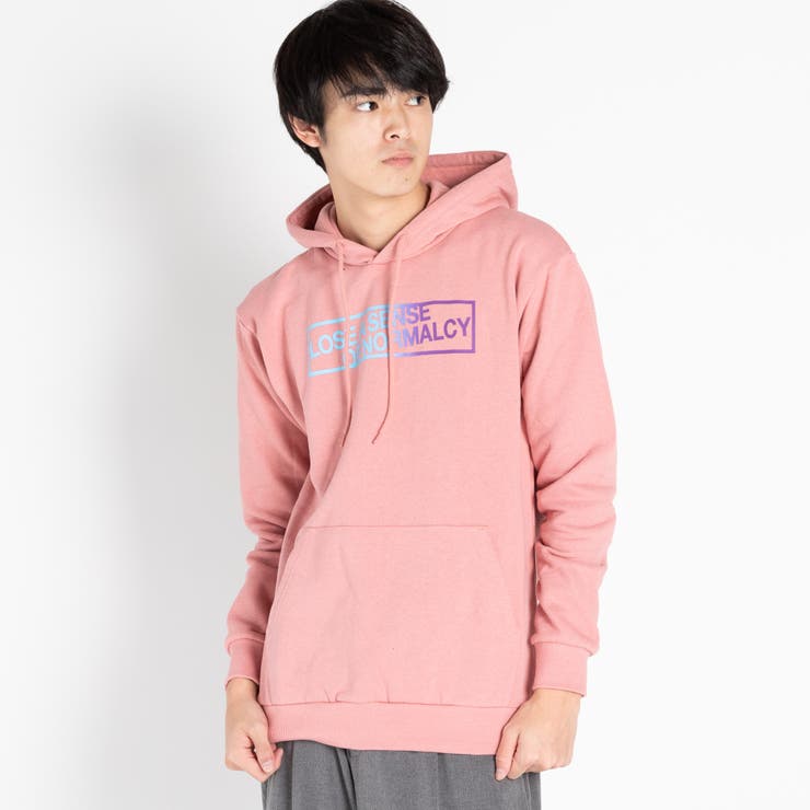ピンク | グラデーションプリント起毛プルパーカー BR18WN11-M022 | WEGO【MEN】
