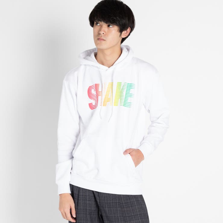 ホワイトソノタ | グラデーションプリント起毛プルパーカー BR18WN11-M022 | WEGO【MEN】