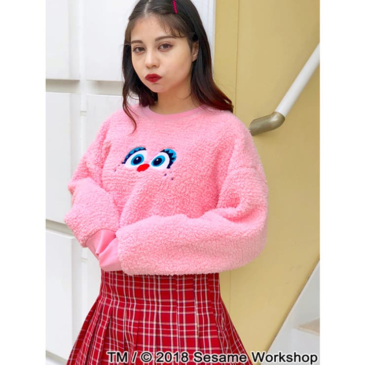 セサミストリート別注フェイスプルオーバー Mc19sp01 L001 品番 Wg Wego Women ウィゴー のレディースファッション通販 Shoplist ショップリスト