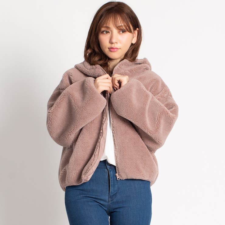 フードボアZIPブルゾン BR19SP12-L022[品番：WG010036118]｜WEGO
